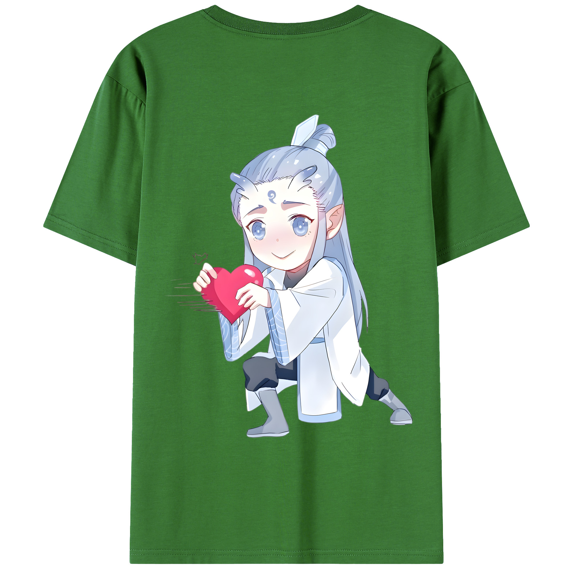 （画像用） Ne Zha 2 ナタ 魔童の大暴れ レディース半袖Tシャツ(バックプリント)